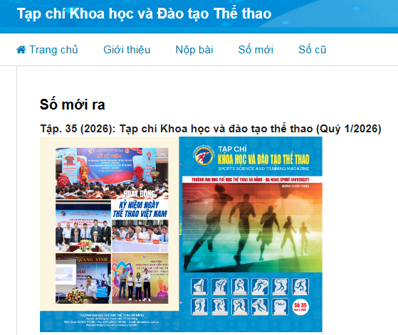 Danh mục công bố bài báo khoa học năm 2025